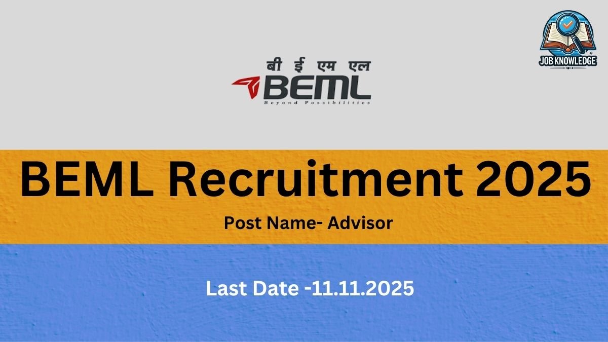 Image with a yellow and blue background advertising 'FACT Recruitment 2025' for the 'Post Name- Technician'. The 'Last Date' is given as '15.11.2025'. The FACT logo is prominently displayed at the top with the tagline 'PIONEERS IN PROGRESS'."