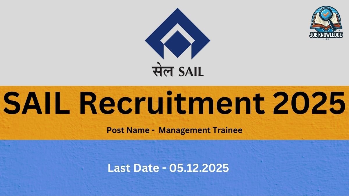 SAIL Durgapur Recruitment 2026.jpg Organization: Steel Authority of India Limited (SAIL). Post Name: GDMO & Specialist. Walk-in Date: 06.01.2026.