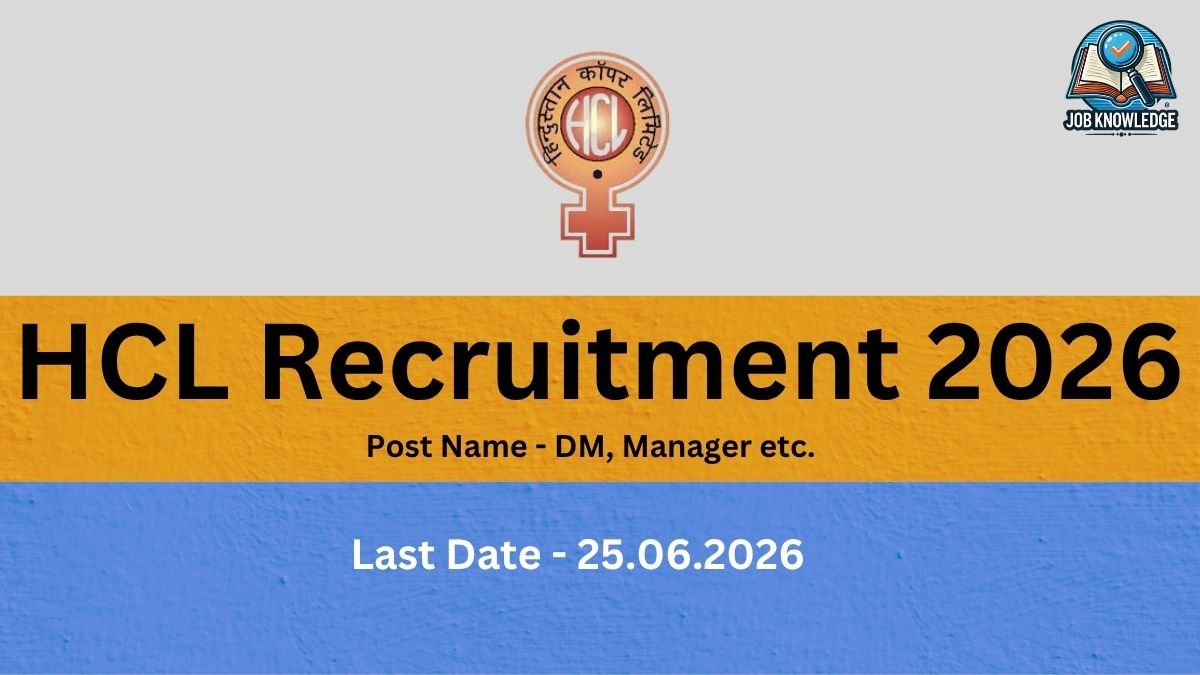 HCL recruitment by Jobknowledge,